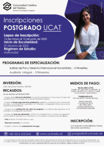 Icon of Inscripciones-Postgrado-UCAT-2022